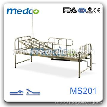 CE e ISO Aprovado Medicare Hospital Bed com 2 manivelas manuais MS201